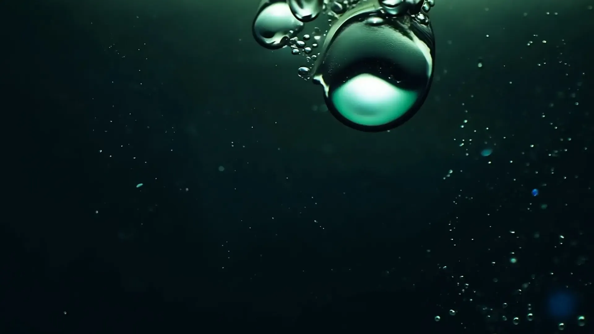 Underwater Bubble Background for Title Animation